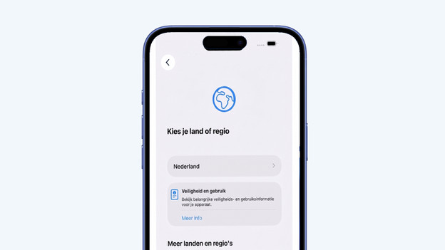 Kies je land, taal en weergave