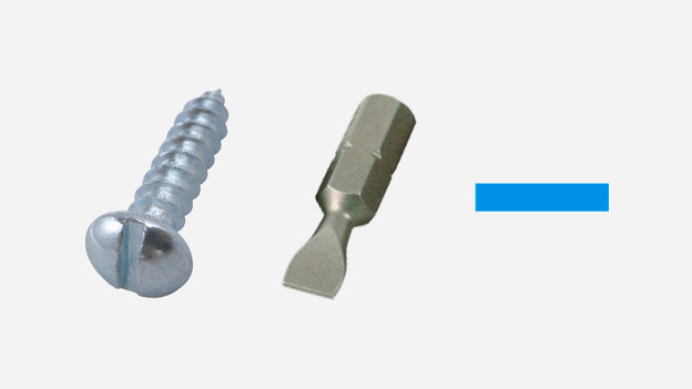 Slotted (flat-head) screws