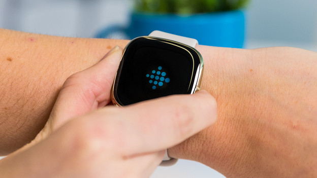 Fitbit zwart scherm reset