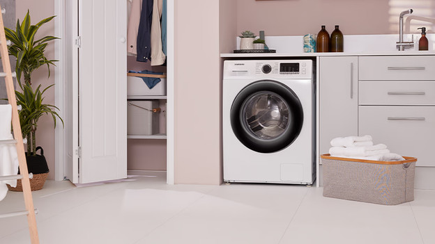 How do you connect your Samsung washing machine and dryer to SmartThings?