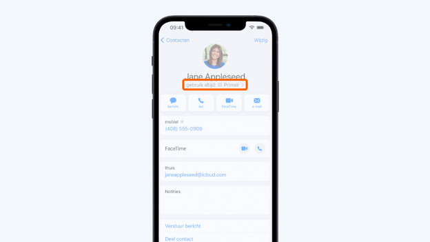 Nummer kiezen contact esim Apple iPhone