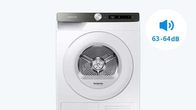 Noise level silent dryer