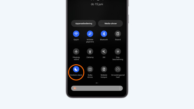 Donkere stand Android