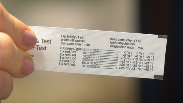 Read the water hardness