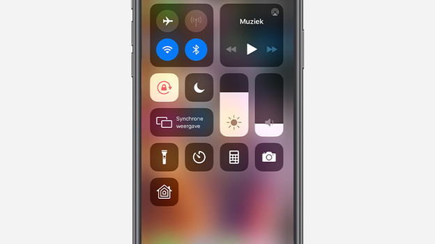 iPhone synchrone weergave