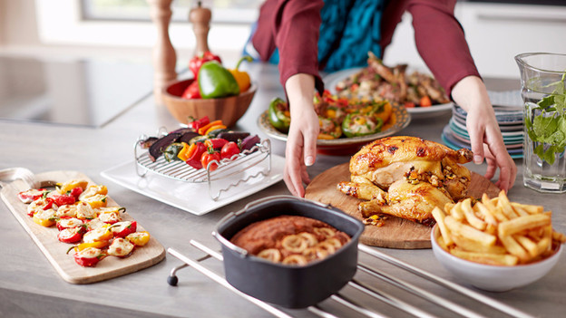 Airfryer met accessoires