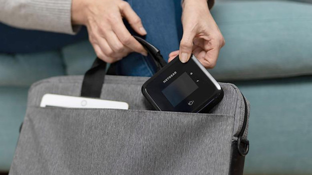 Take router with you in bag for work