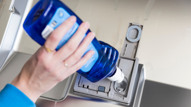 Gebruik glansspoelmiddel