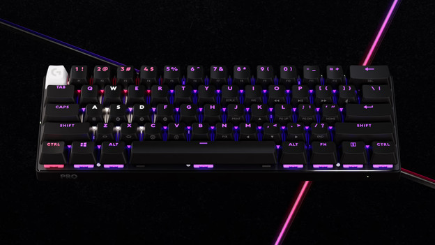 A gaming keyboard.