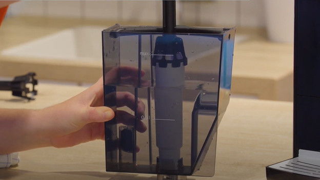 Spoel de machine door