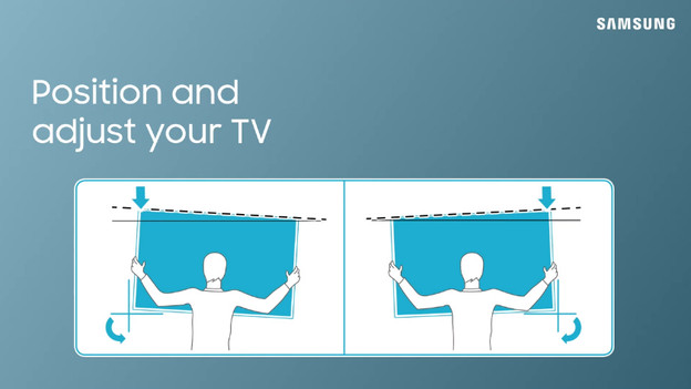 Samsung tv ophangen