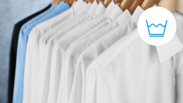 Symbool voorzichtig wassen.