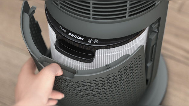 Replace filters of air purifier