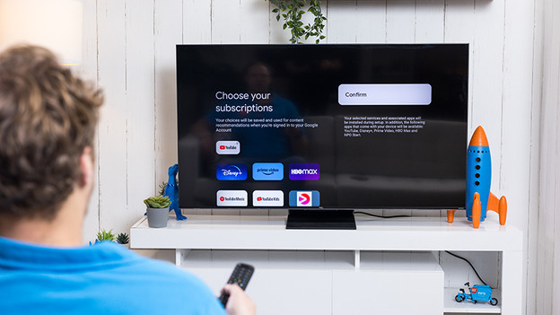 Accepteer de voorwaarden en kies je diensten