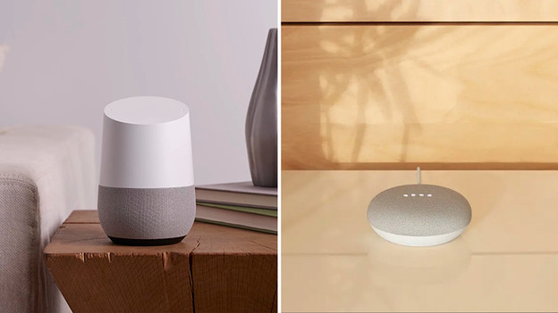 Google Home speakers