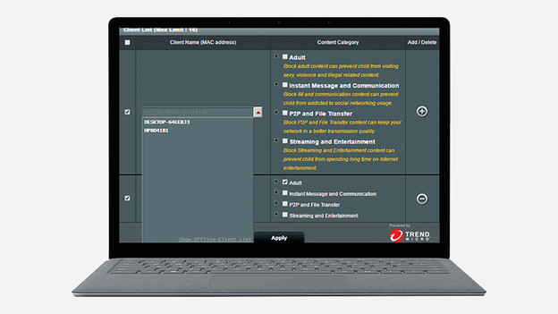 Ouderlijk toezicht op Asus