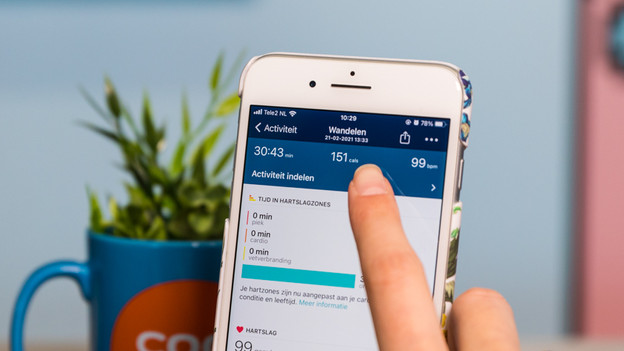 Tik op 'Activiteit indelen' en kies het sportprofiel dat het beste bij jouw workout past.