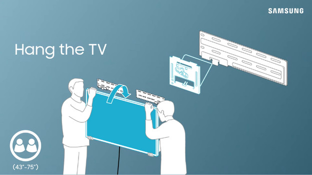 Samsung Slim Fit Wall Mount monteren