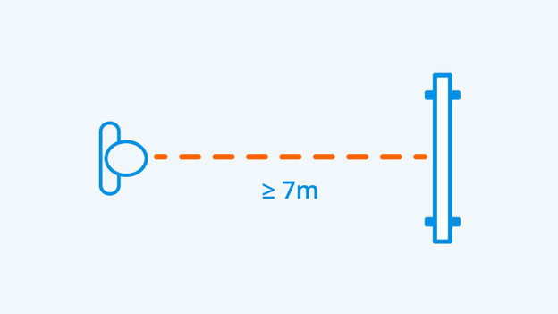 Infrared heaters: distance from the heater