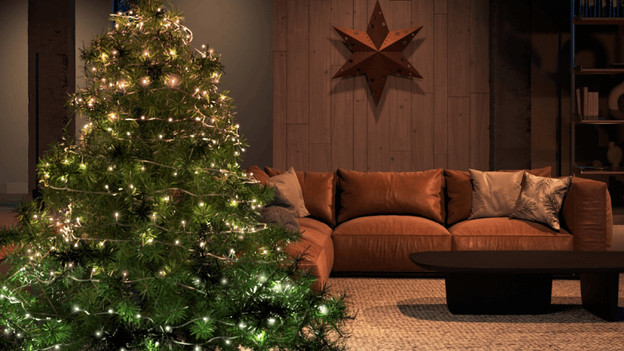 Festavia lighting in Christmas tree