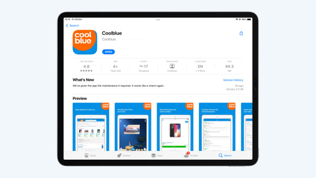 iPadOS: only via the App Store
