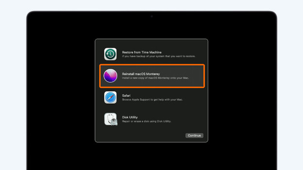 Stap 4: herinstalleer macOS