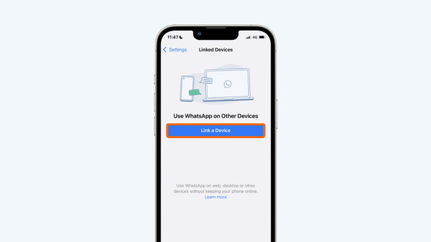 Tap 'Connect a device'.