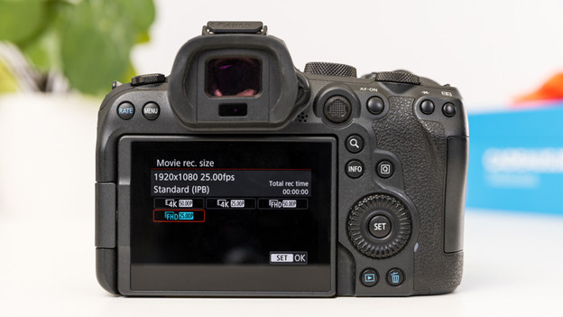 Canon EOS R6: record in 4K with 60 fps