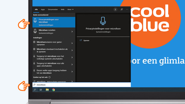 Windows microfooninstellingen