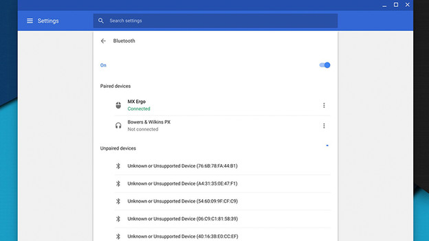Bluetooth muis installeren in Chrome OS