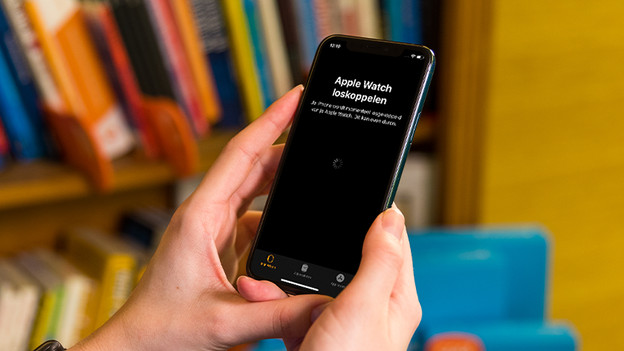 Je Watch wordt nu losgekoppeld van jouw iPhone.