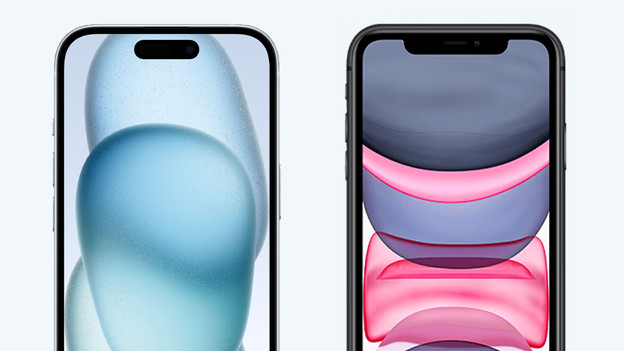 iPhone 11 en de iPhone 15