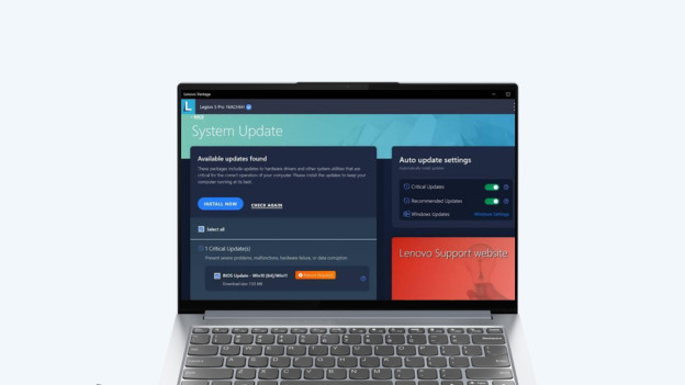 BIOS updaten Lenovo pc