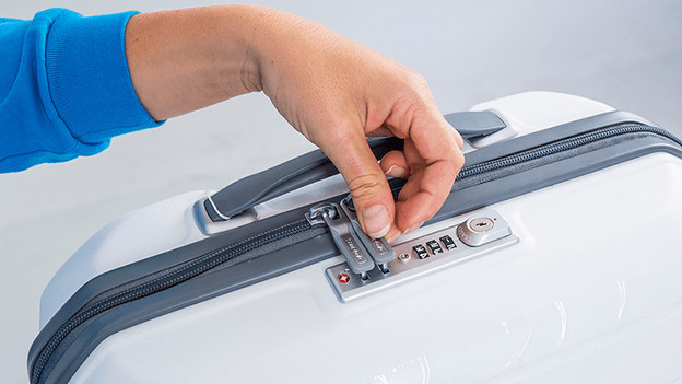 TSA kofferslot instellen