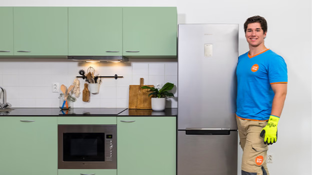 Koelkast geïnstalleerd