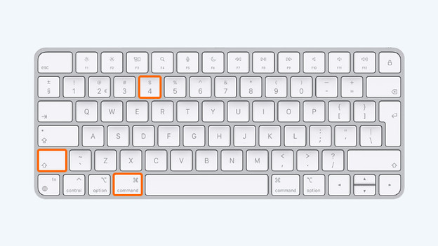 Screenshot MacBook selection