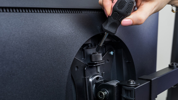 schroef de dopjes vast