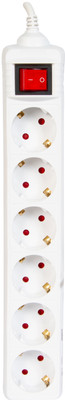 Veripart Power Strip 6-way 3m White