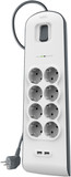 Belkin Surge Protector 8 Steckdosen 2 Meter 2x USB