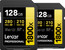Lexar Professional SDXC 1800x GOLD 128GB 210MB/s - Duo-Pack