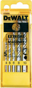 DeWalt 5-piece Extreme Concrete Drill Bits Cassette