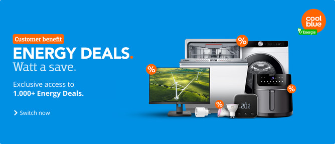 Coolblue Energy Always Discount banner