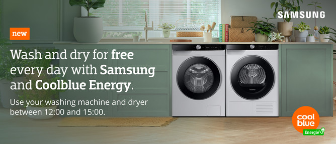 Coolblue Energy Free Washing banner