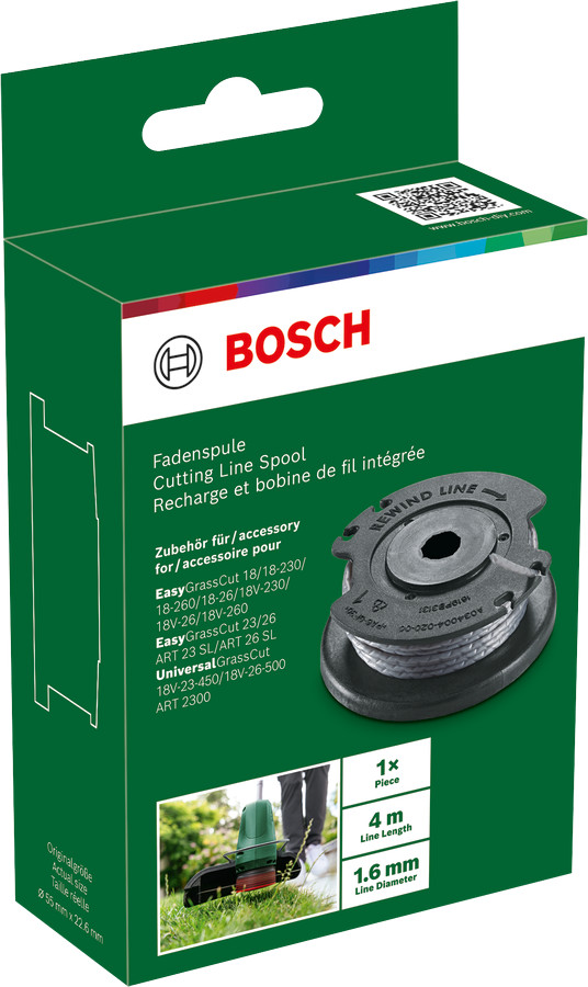 Bosch UniversalGrassCut Spoel (6 meter / 1,6 millimeter) verpakking