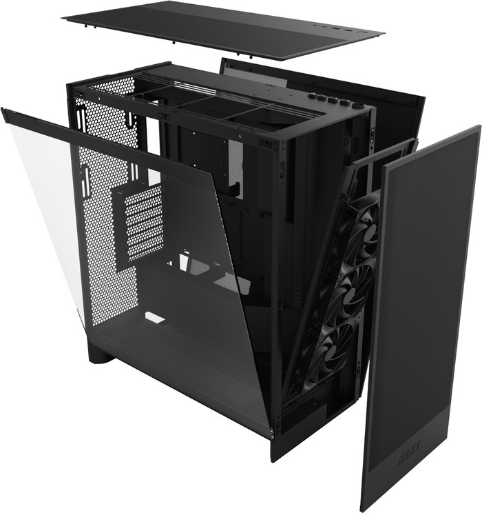 NZXT H7 Flow - Zwart visual leverancier