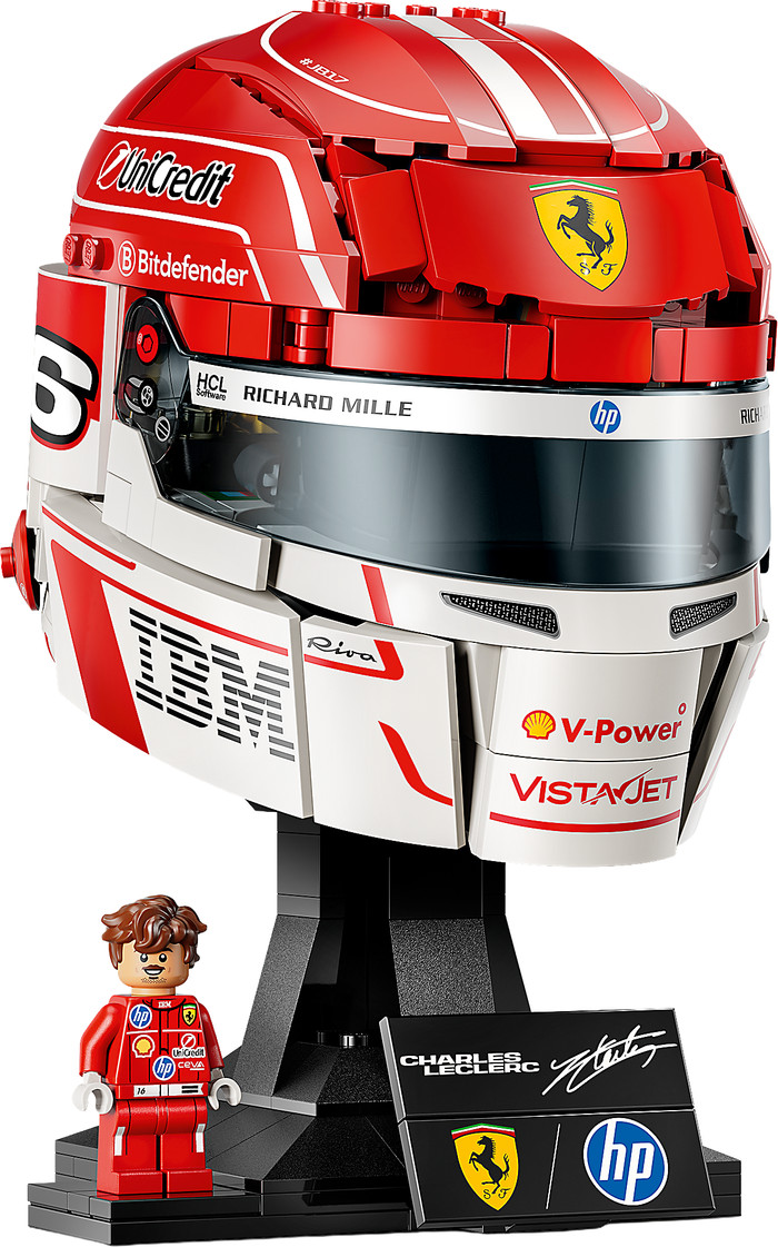 LEGO Editions Scuderia Ferrari HP helm van Charles Leclerc 43014 Main Image