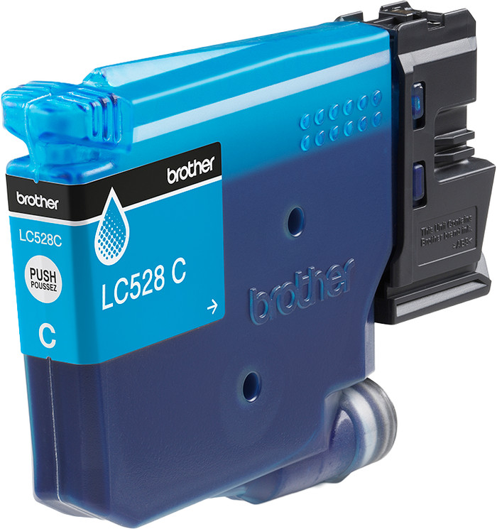 Brother LC-528 cartridge cyaan binnenkant