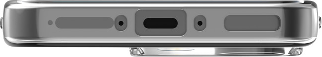 Just in Case Soft Design OPPO Reno16 / Reno16 Pro Back Cover Transparant onderkant