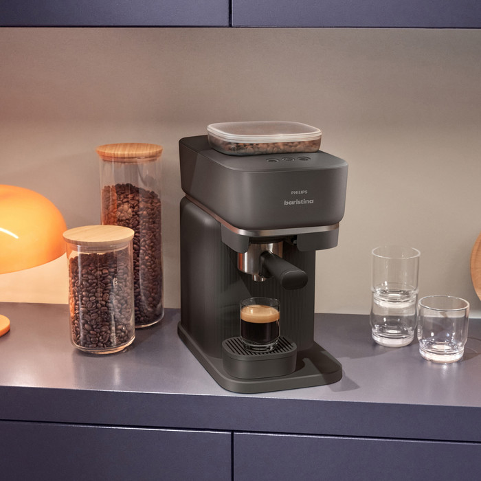Philips Baristina BAR305/60 Zwart product in gebruik