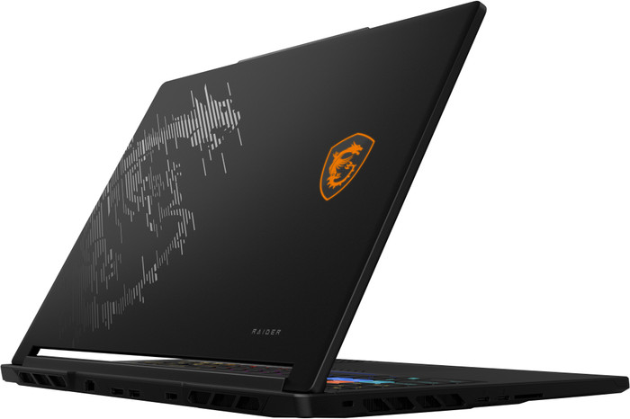MSI Raider 16 OLED HX B2WH-041NL achterkant